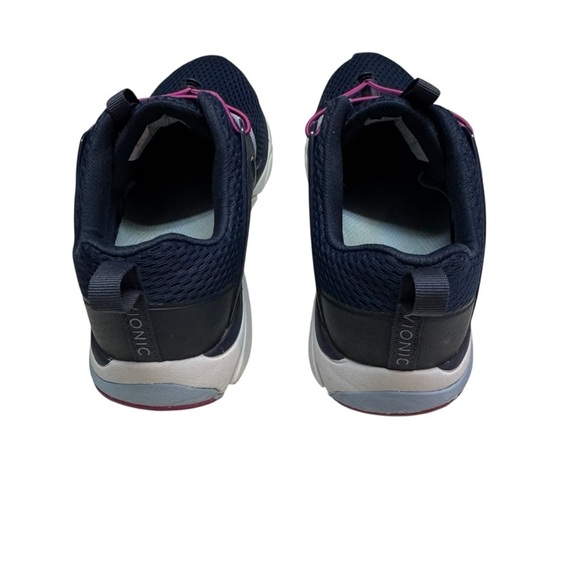 Vionic Berlin sneakers in blue with bungee lace - Picture 6 of 9